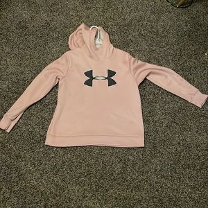 Women Pink Under Armour Hoodie
